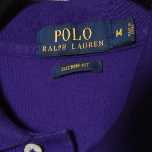 Men’s Purple Polo Short / M